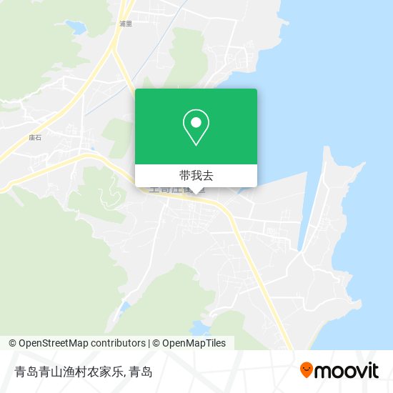青岛青山渔村农家乐地图