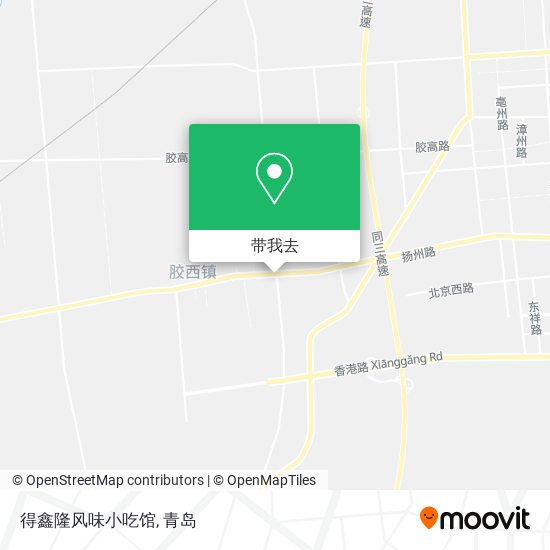得鑫隆风味小吃馆地图