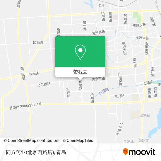 同方药业(北京西路店)地图