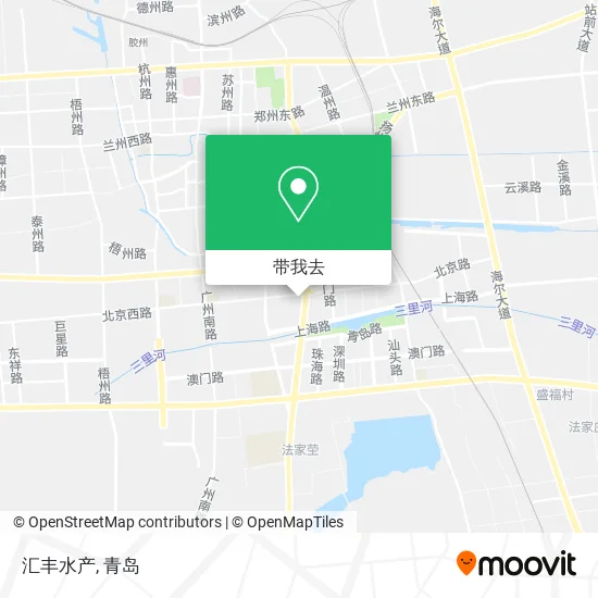 汇丰水产地图