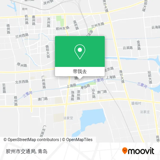 胶州市交通局地图