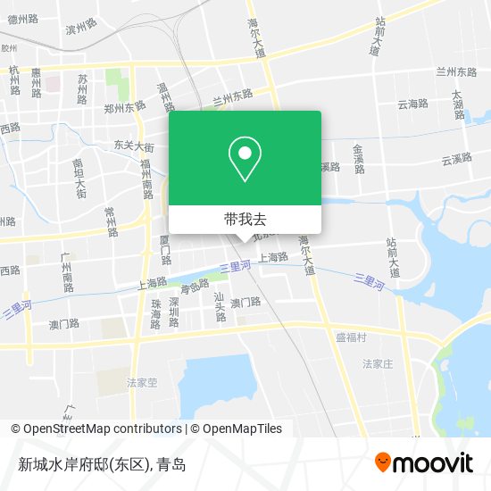 新城水岸府邸(东区)地图