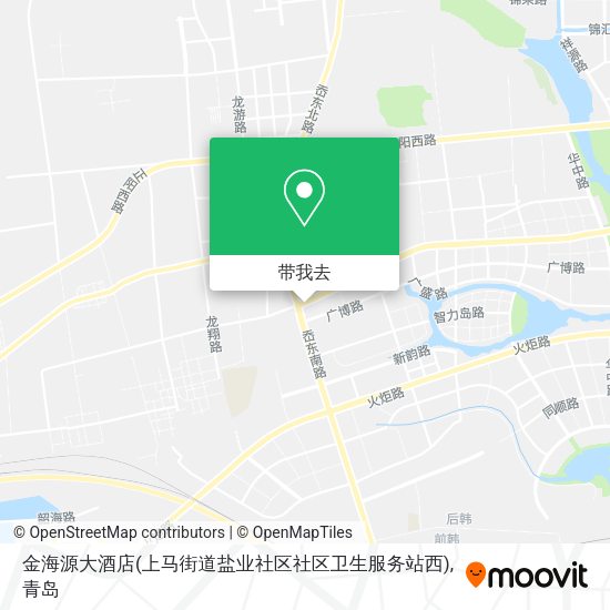 金海源大酒店(上马街道盐业社区社区卫生服务站西)地图