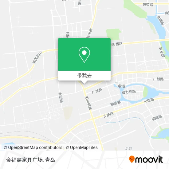 金福鑫家具广场地图