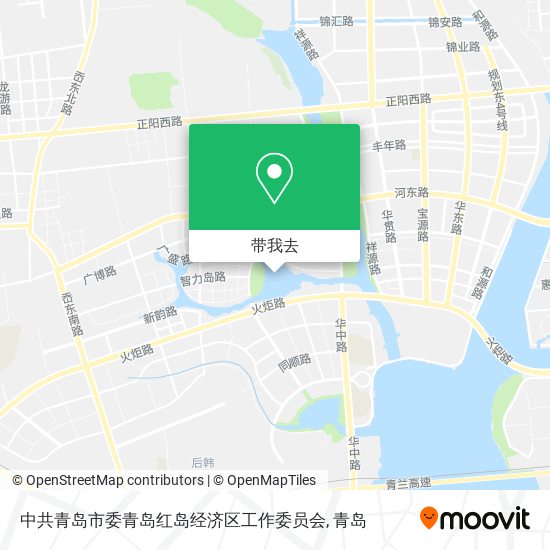 中共青岛市委青岛红岛经济区工作委员会地图