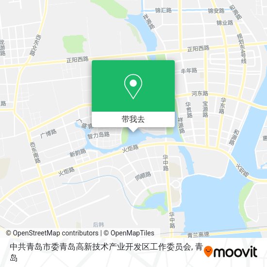中共青岛市委青岛高新技术产业开发区工作委员会地图