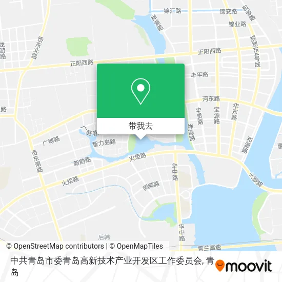 中共青岛市委青岛高新技术产业开发区工作委员会地图