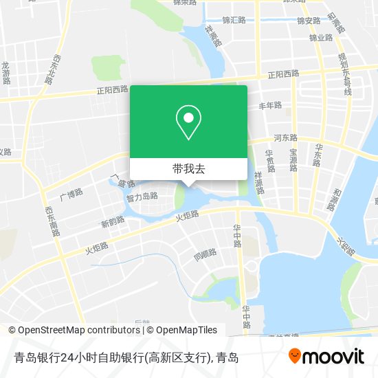 青岛银行24小时自助银行(高新区支行)地图