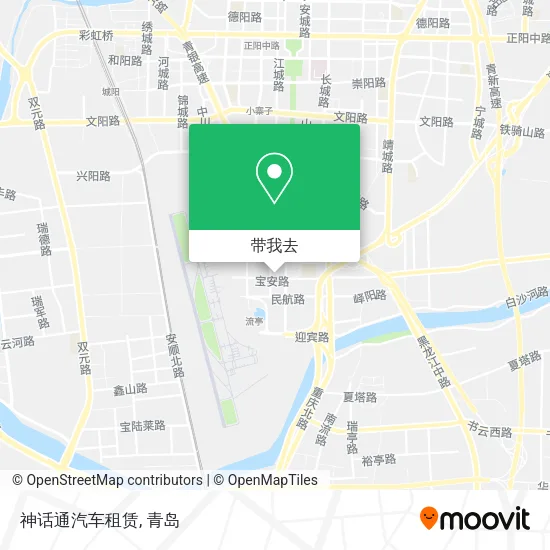神话通汽车租赁地图
