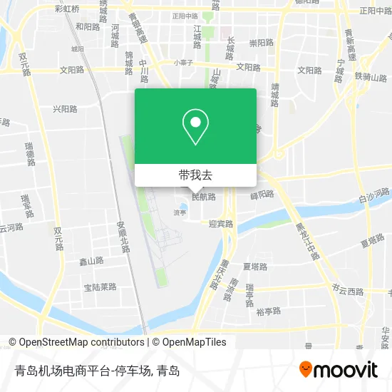 青岛机场电商平台-停车场地图