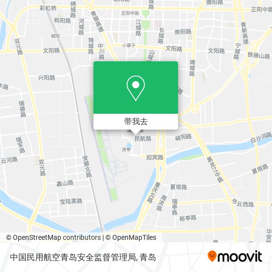 中国民用航空青岛安全监督管理局地图