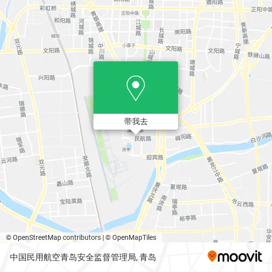中国民用航空青岛安全监督管理局地图
