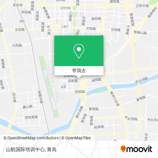 山航国际培训中心地图