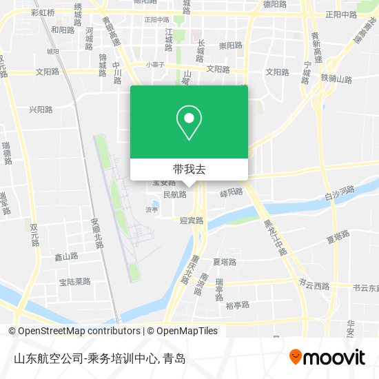 山东航空公司-乘务培训中心地图
