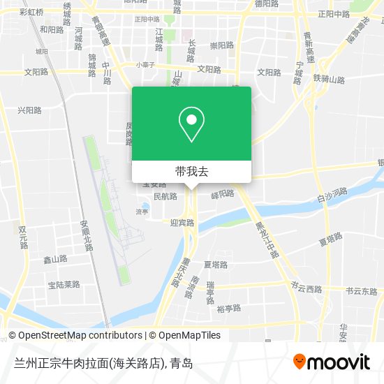 兰州正宗牛肉拉面(海关路店)地图