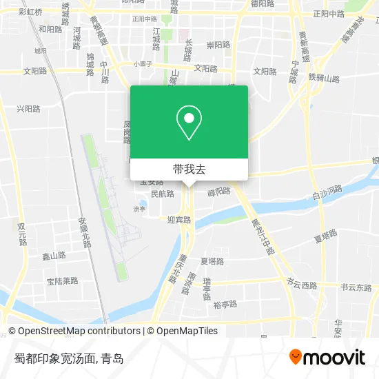 蜀都印象宽汤面地图