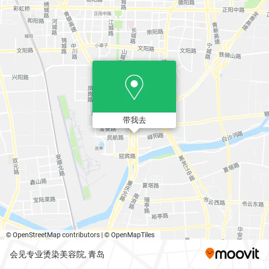 会见专业烫染美容院地图