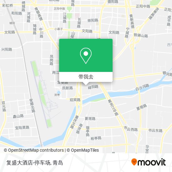 复盛大酒店-停车场地图
