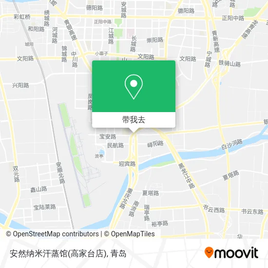 安然纳米汗蒸馆(高家台店)地图