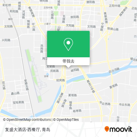 复盛大酒店-西餐厅地图