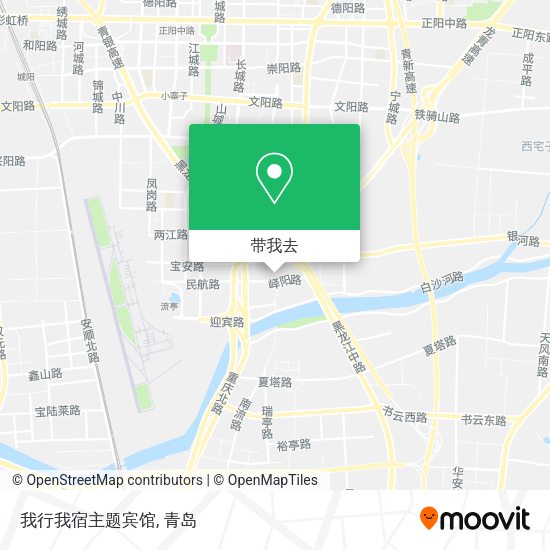 我行我宿主题宾馆地图