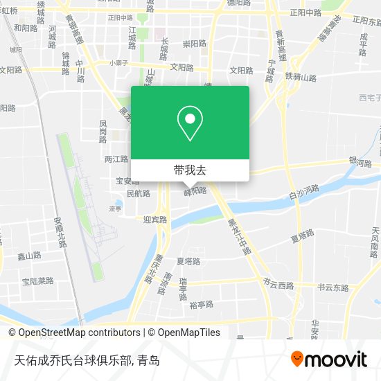 天佑成乔氏台球俱乐部地图