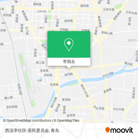 西流亭社区-居民委员会地图