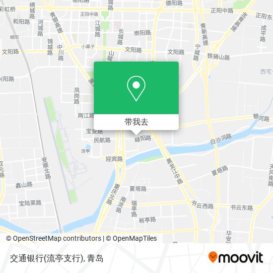交通银行(流亭支行)地图