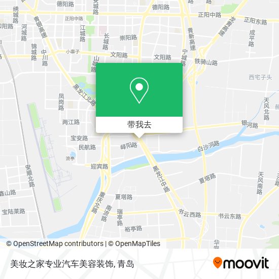 美妆之家专业汽车美容装饰地图