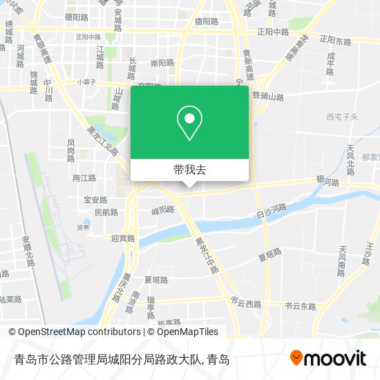 青岛市公路管理局城阳分局路政大队地图