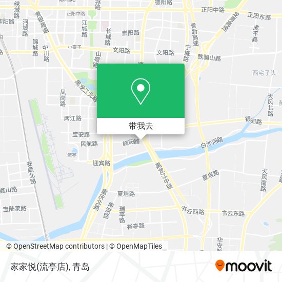 家家悦(流亭店)地图