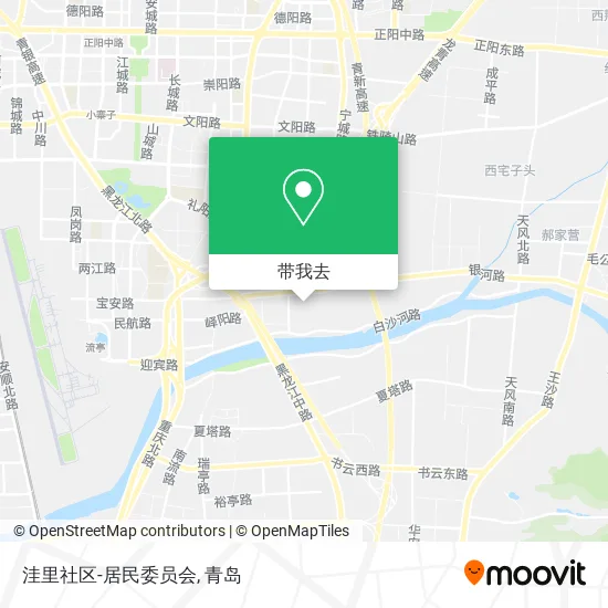 洼里社区-居民委员会地图