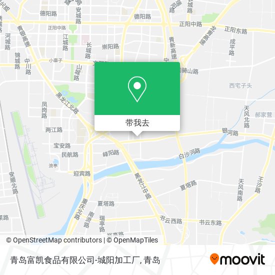 青岛富凯食品有限公司-城阳加工厂地图