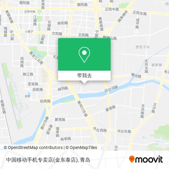 中国移动手机专卖店(金东泰店)地图