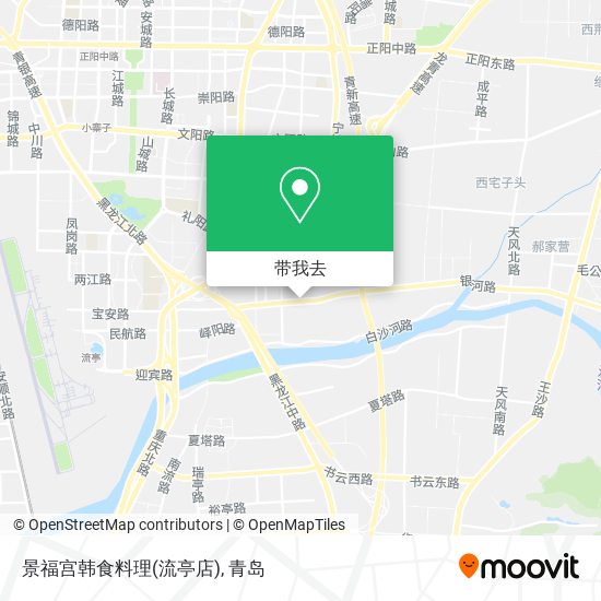 景福宫韩食料理(流亭店)地图