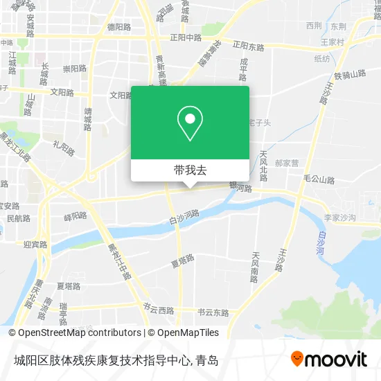 城阳区肢体残疾康复技术指导中心地图