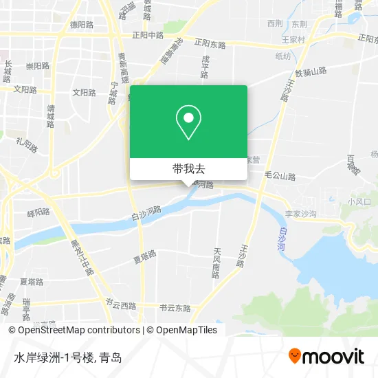 水岸绿洲-1号楼地图