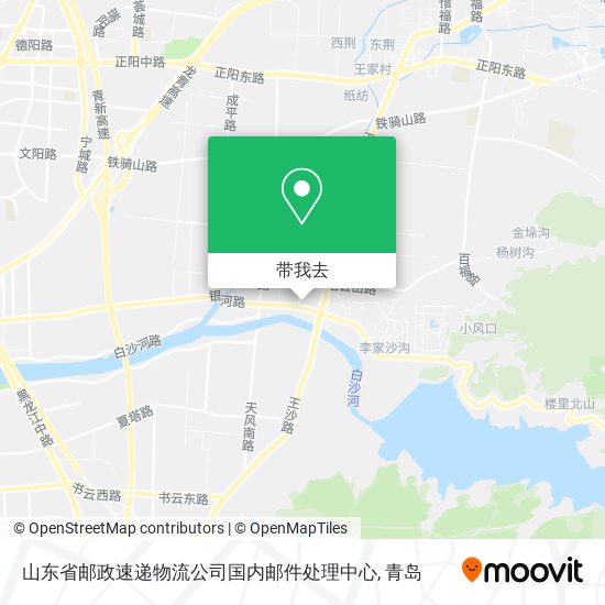 山东省邮政速递物流公司国内邮件处理中心地图