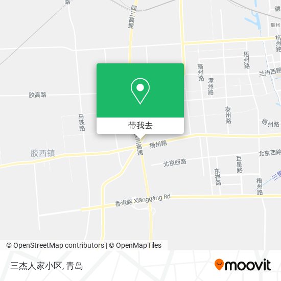 三杰人家小区地图