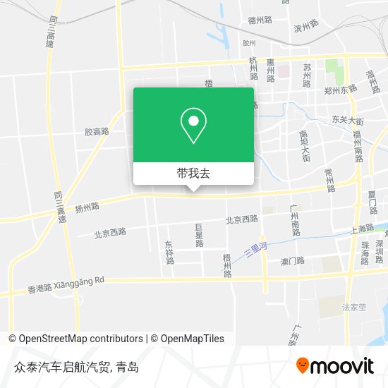 众泰汽车启航汽贸地图