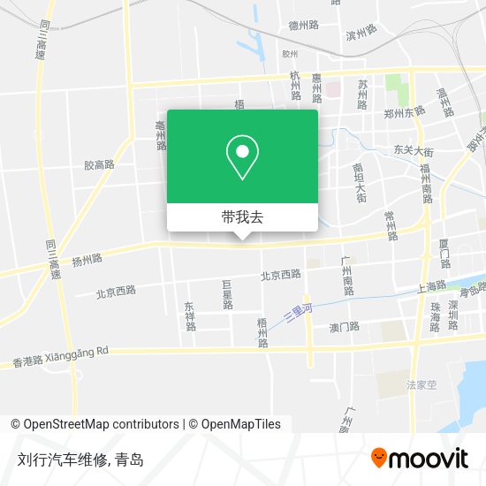 刘行汽车维修地图