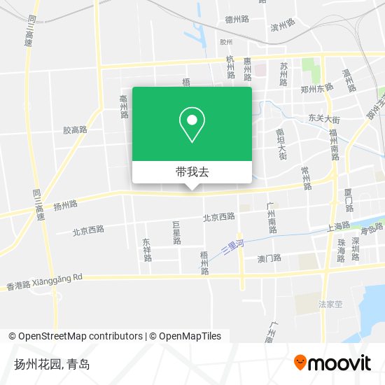 扬州花园地图