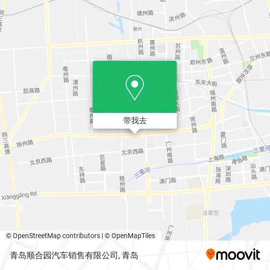 青岛顺合园汽车销售有限公司地图