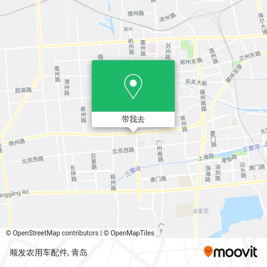 顺发农用车配件地图