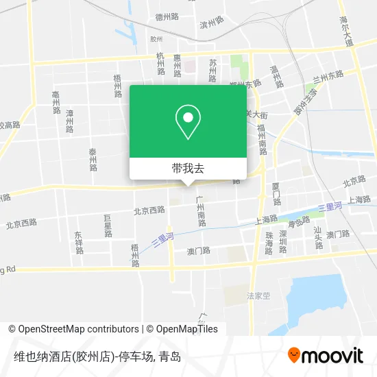 维也纳酒店(胶州店)-停车场地图