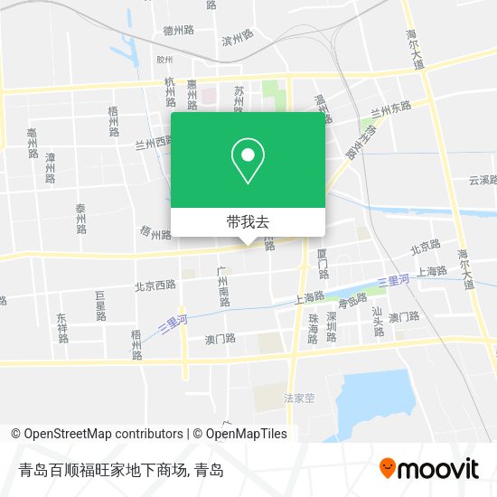 青岛百顺福旺家地下商场地图