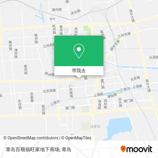 青岛百顺福旺家地下商场地图