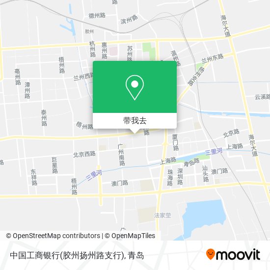 中国工商银行(胶州扬州路支行)地图