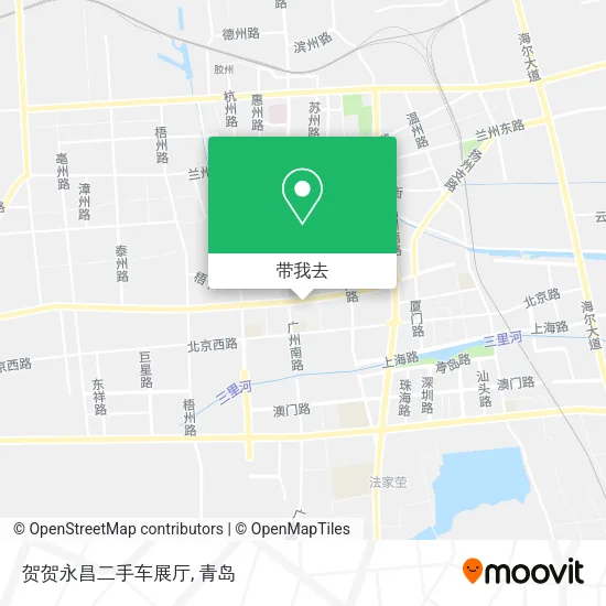 贺贺永昌二手车展厅地图