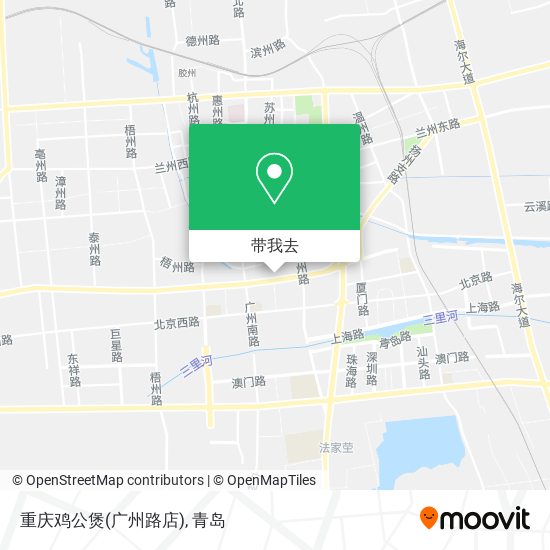 重庆鸡公煲(广州路店)地图